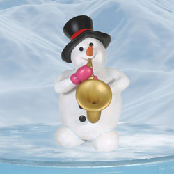 Snowman with Saxophone